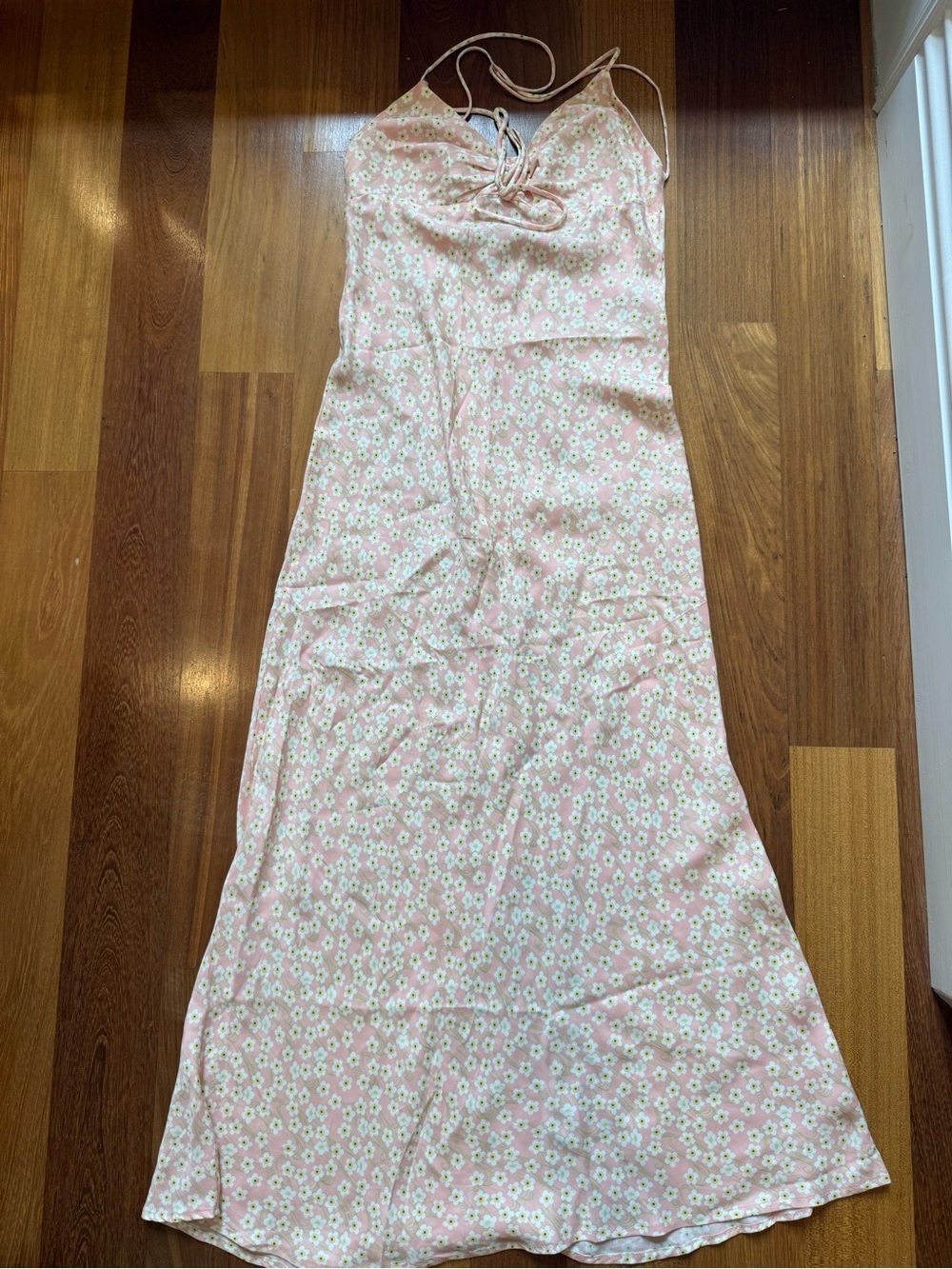 Zara Pink Floral Slip Dress